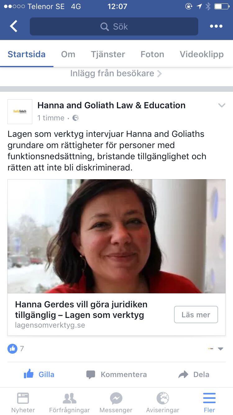 Hanna and Goliath - Law & Education