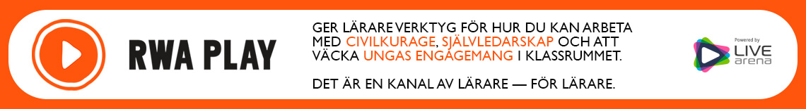 Hanna and Goliath medverkar på RWA Play – en digital kanal för lärare